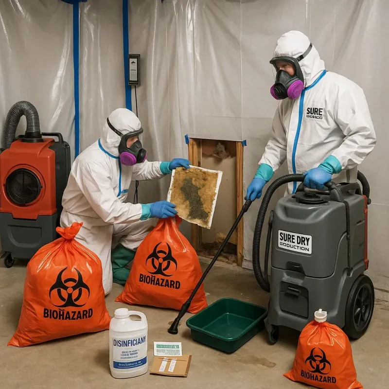 Contaminated Water Handling Protocols process in McQueeney, TX
