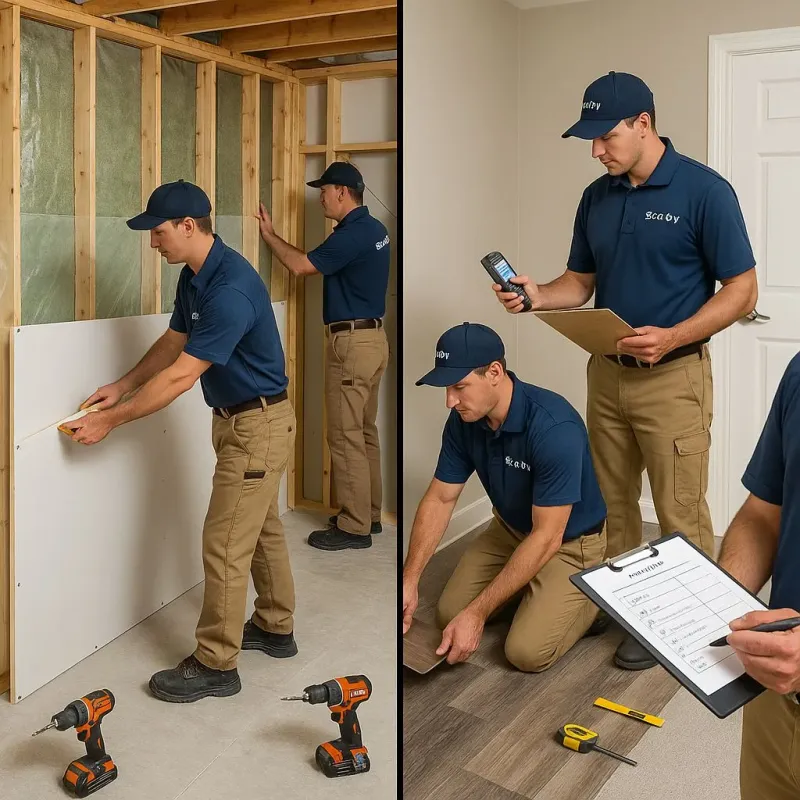 Repairs and Reconstruction process in McQueeney, TX