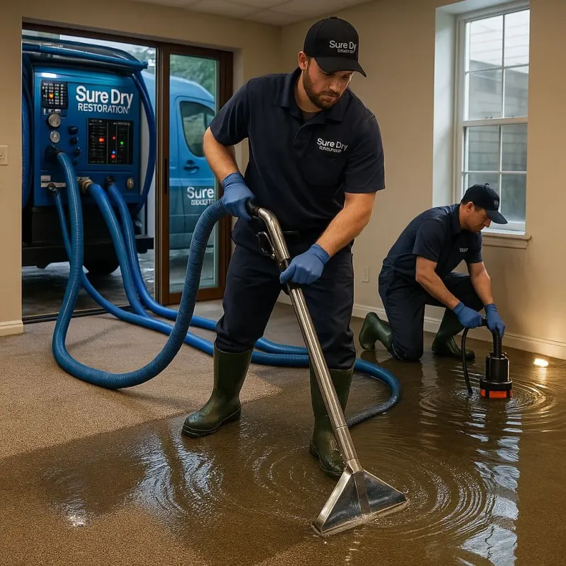 Water Extraction and Removal process in McQueeney, TX